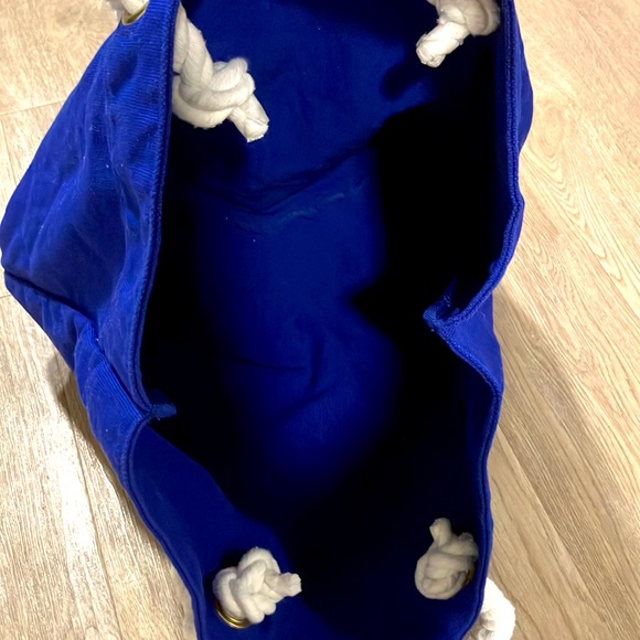 POP NYC BLUE ‘SEAS THE DAY’ TOTE BAG - Picture 6 of 8